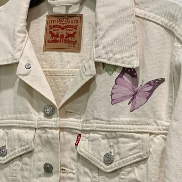 Levis Jeans Cotton jacket size S - Picture 2 of 3